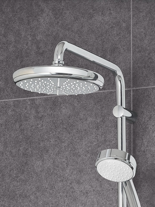 assemble of GROHE Flex shower system