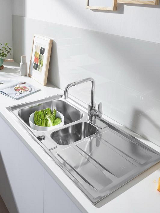 Rubinetto per lavello da cucina bocca alta GROHE Eurodisc Cosmopolitan