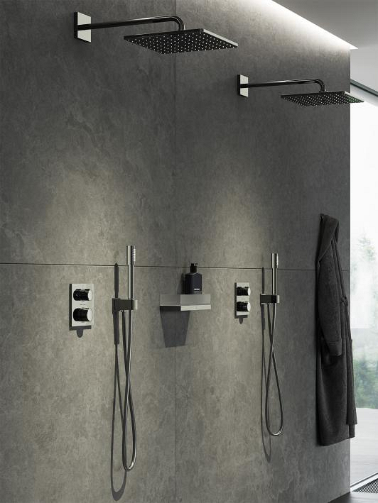 Set doccia in finitura cromata con doccino Rainshower Aqua Stick GROHE
