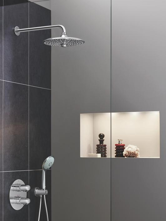 Soffione doccia a parete e doiccino GROHE Euphoria