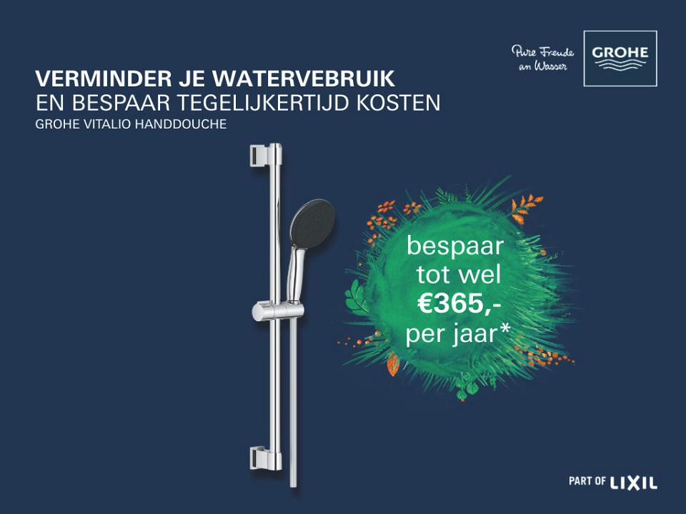 GROHE besparende douches 