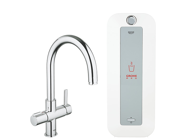 GROHE Red® Faucet and combi-boiler (8 liter)