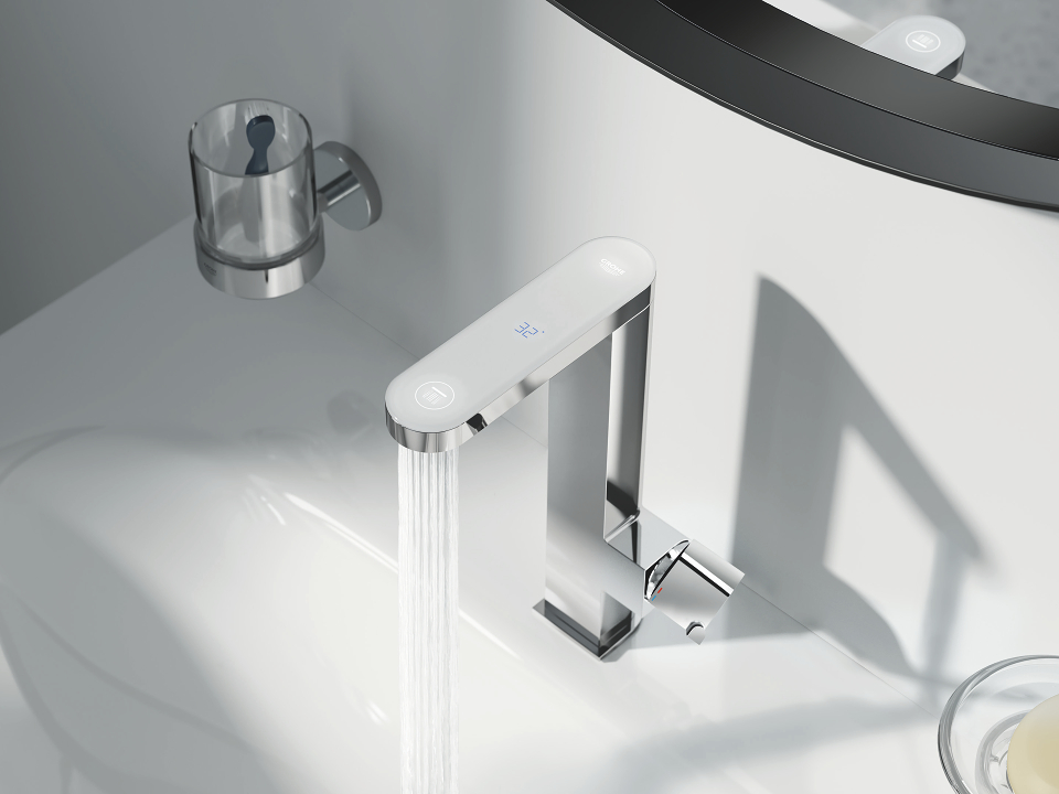  Grohe 23870003 Plus 20301003 - Grifo monomando para lavabo (3  agujeros, DN 15, cromado) : Herramientas y Mejoras del Hogar