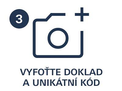 Vyfoťte doklad a unikátní kód