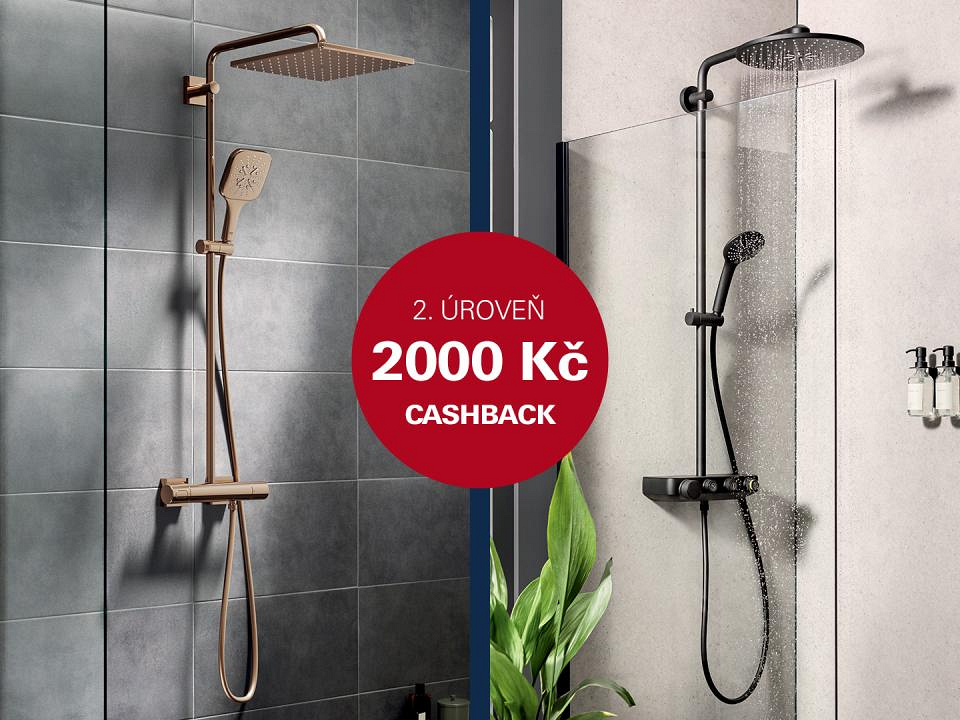 Sprchové systémy GROHE Rainshower SmartActive 310 a GROHE Euphoria SmartControl