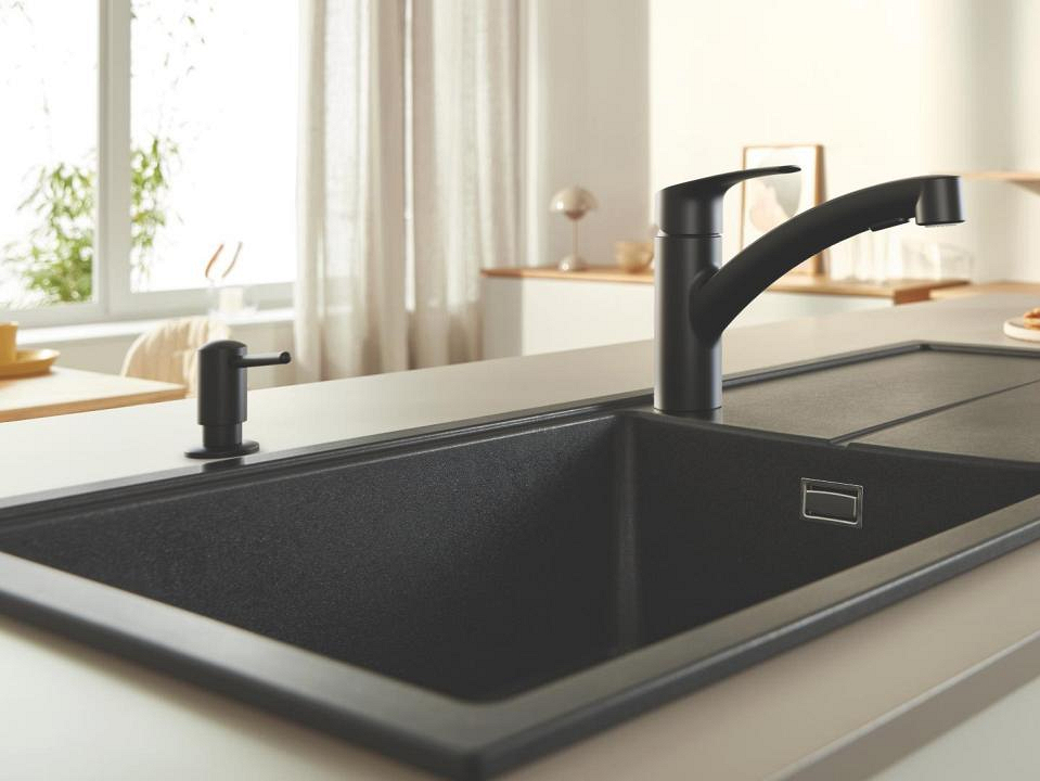 Dispenser Sapone e Detersivi da cucina Nero GROHE