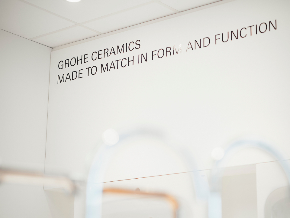 Banner GROHE Experience Center Brussels
