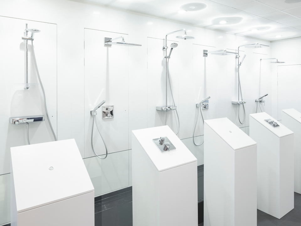 Afbeelding douchesystemen - GROHE Experience Center Brussel