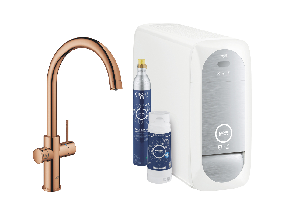 GROHE Blue et GROHE Red en couleur GROHE Warm Sunset