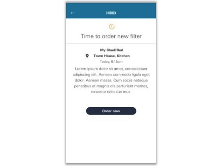 Screenshot GROHE watersystems app - webshop