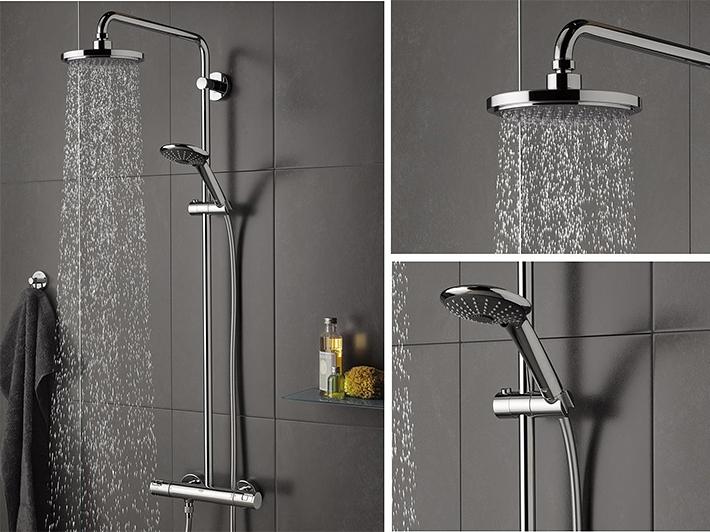 Install A Thermostatic Shower System, Shower Arm Installation
