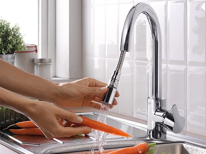 Isifix Flow robinet mitigeur cuisine avec douchette extractible