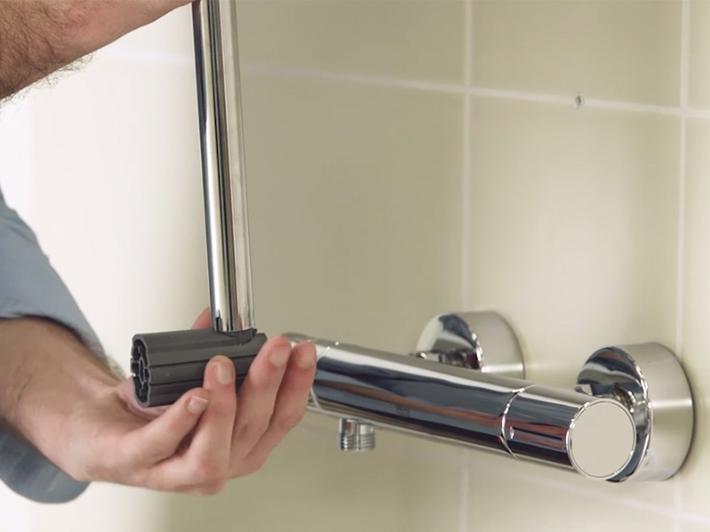 Afgeschaft Taiko buik Locomotief Glijstang doucheset installeren - Installatievideo | GROHE