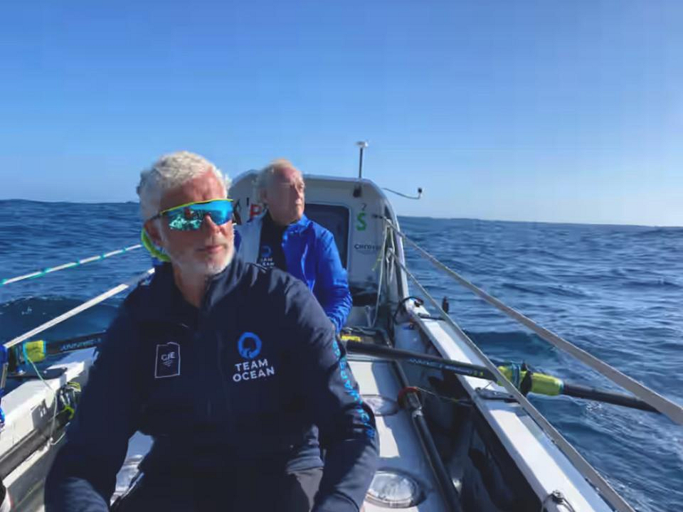 GROHE team ocean varen over de pacific