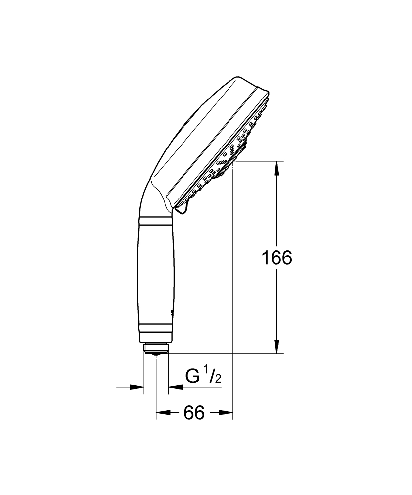 ЧертежGrohe Rainshower Classic (28764000)