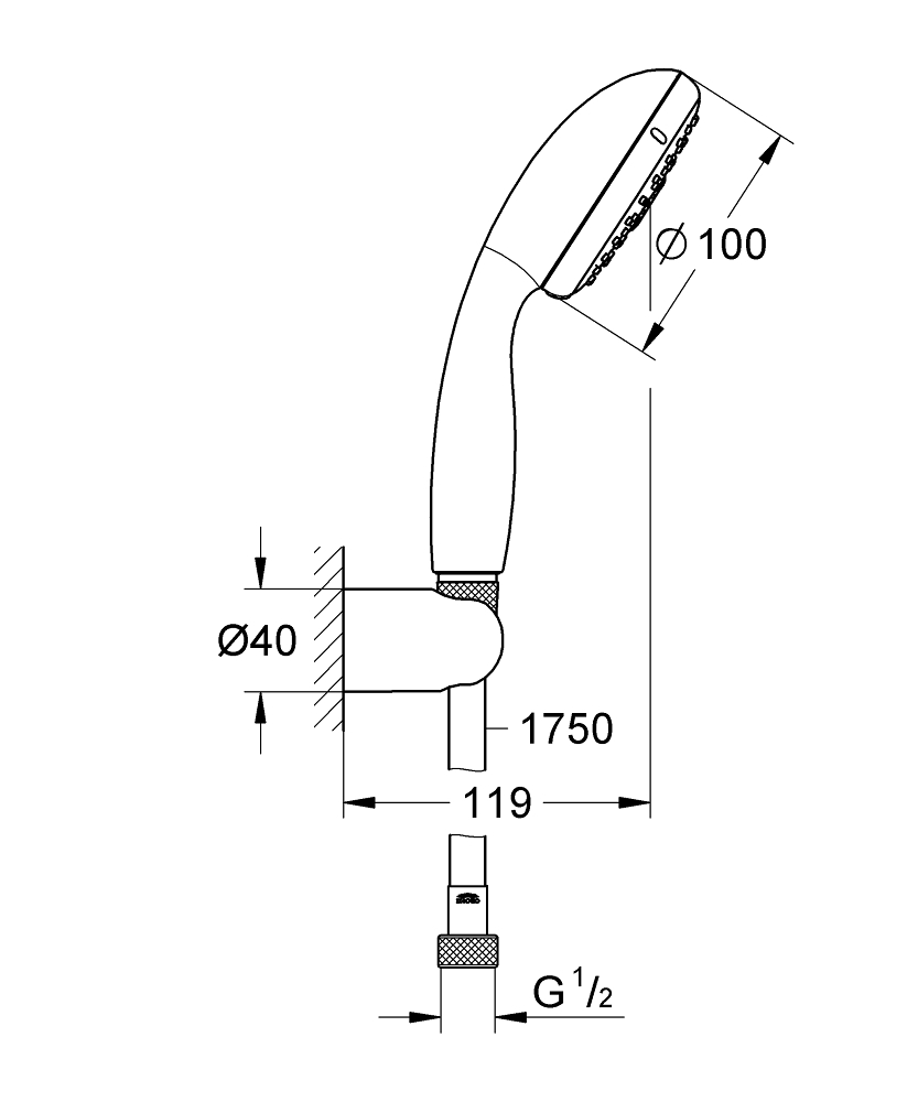 ЧертежGrohe Relexa (28964001)