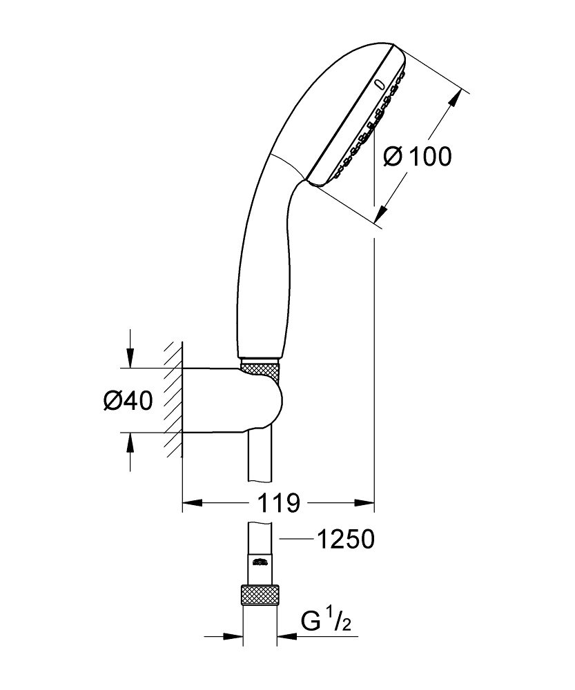 ЧертежGrohe Relexa (28964001)