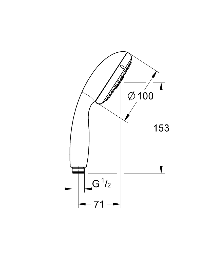 ЧертежGrohe Relexa (28796000)
