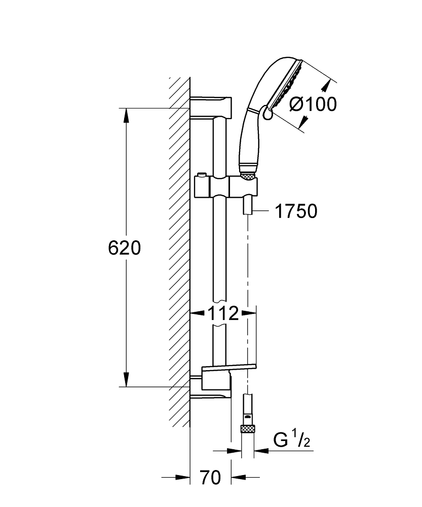 ЧертежGrohe Relexa (28964001)