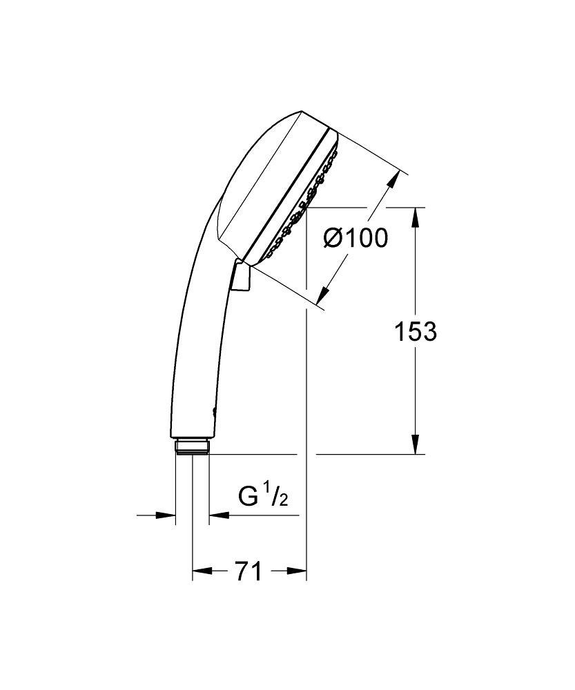 ЧертежGrohe Relexa (28796000)