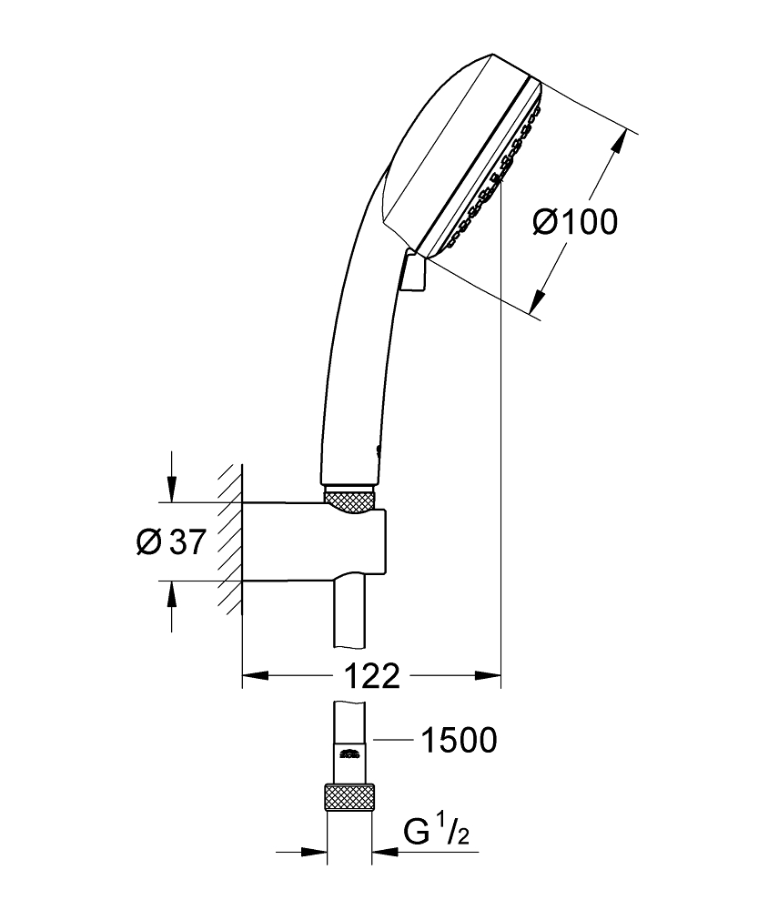 ЧертежGrohe Relexa (28964001)