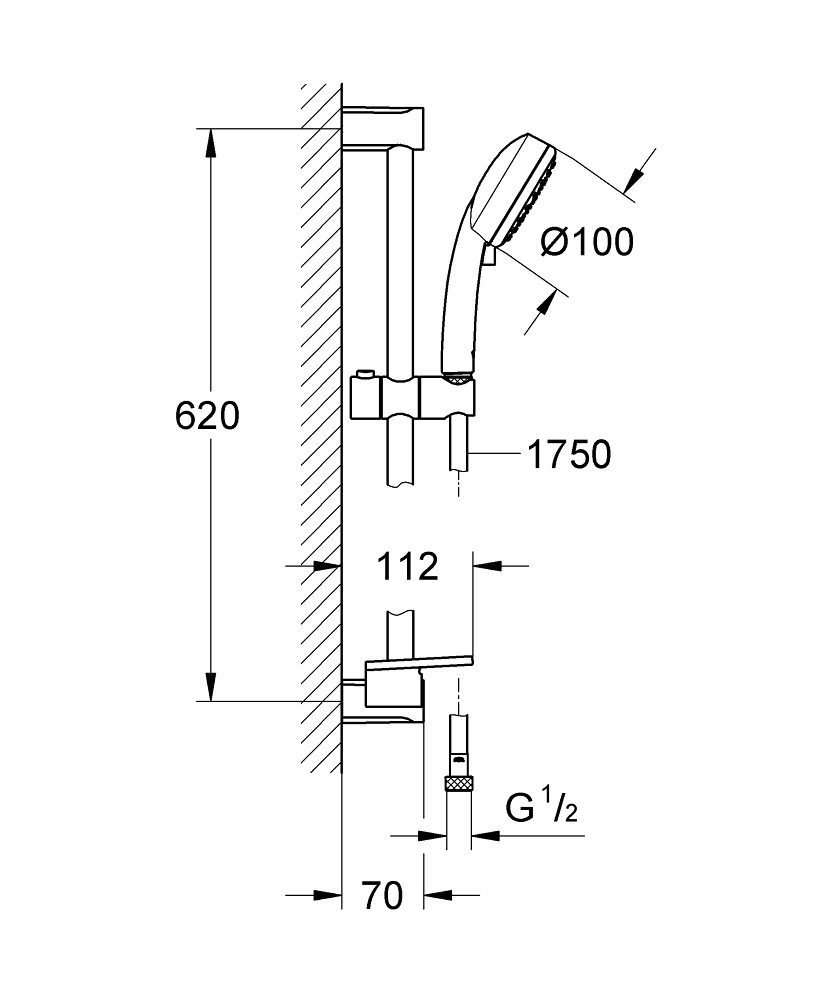 ЧертежGrohe Relexa (28964001)