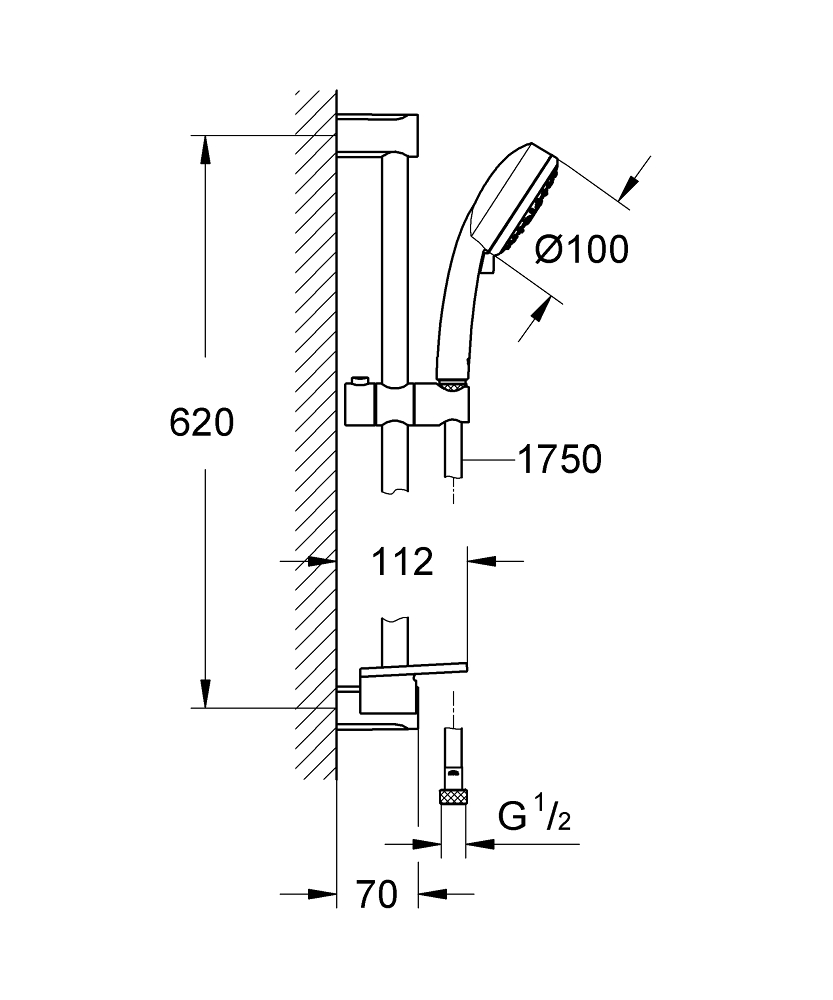 ЧертежGrohe Relexa (28964001)