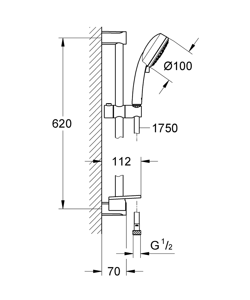 ЧертежGrohe Relexa (28964001)