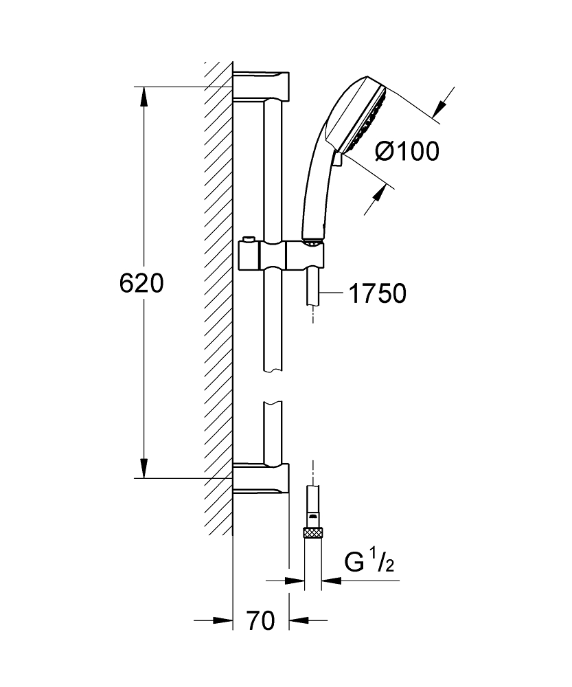 ЧертежGrohe Relexa (28964001)