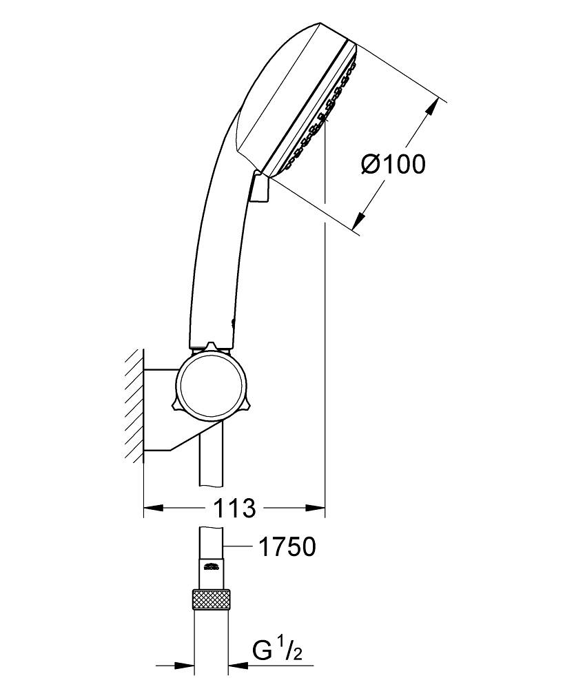 ЧертежGrohe Relexa (28964001)