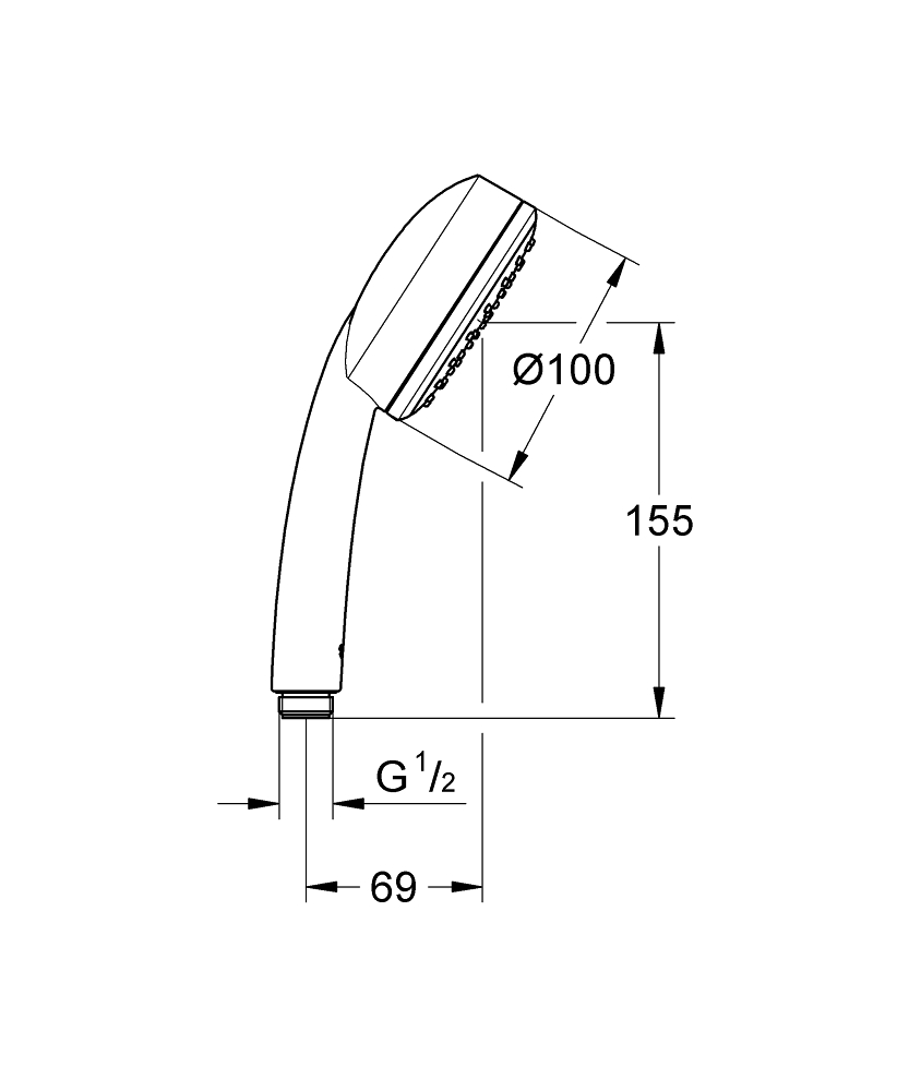 ЧертежGrohe Relexa (28796000)