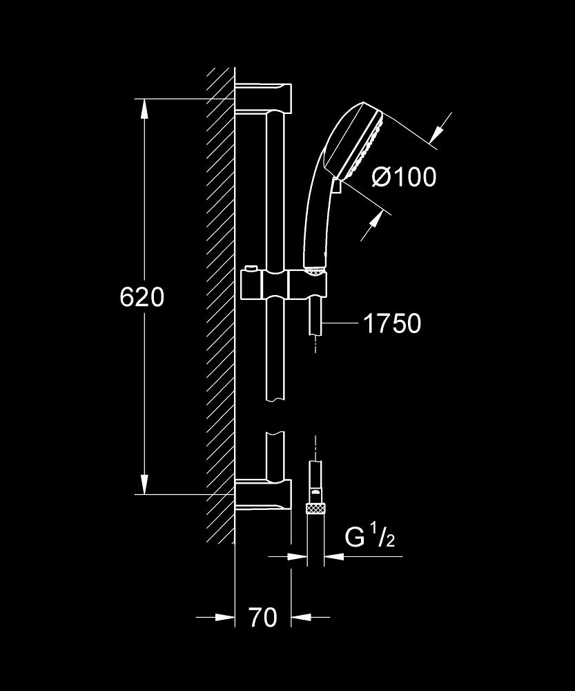 ЧертежGrohe Relexa (28964001)