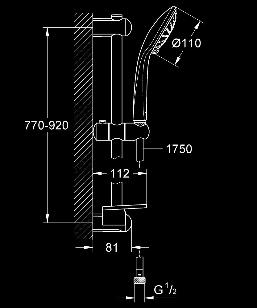 ЧертежGrohe Euphoria (27227001)