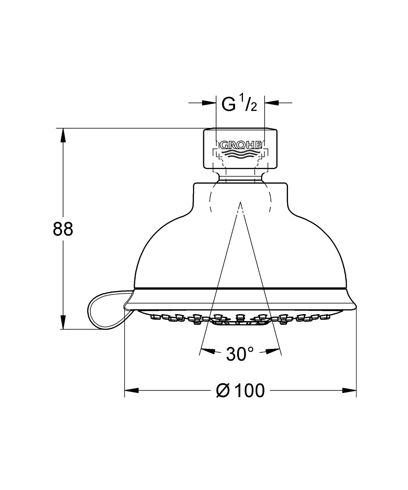 ЧертежGrohe Relexa (28964001)