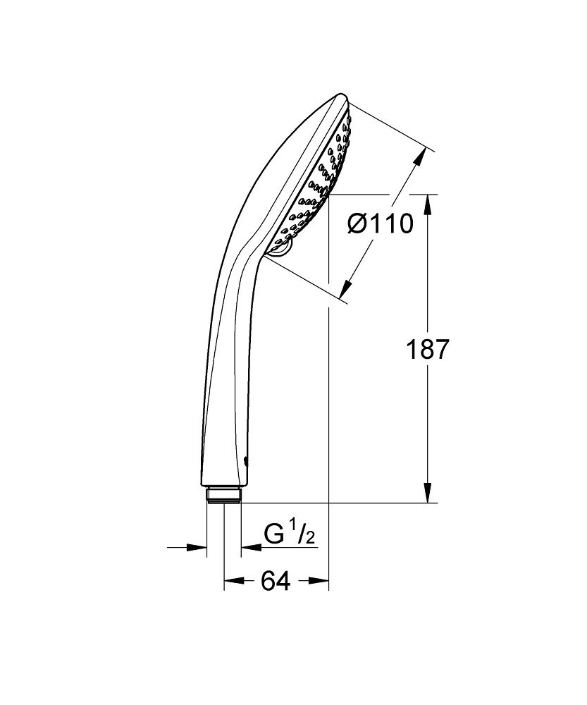 ЧертежGrohe Euphoria (27220000)