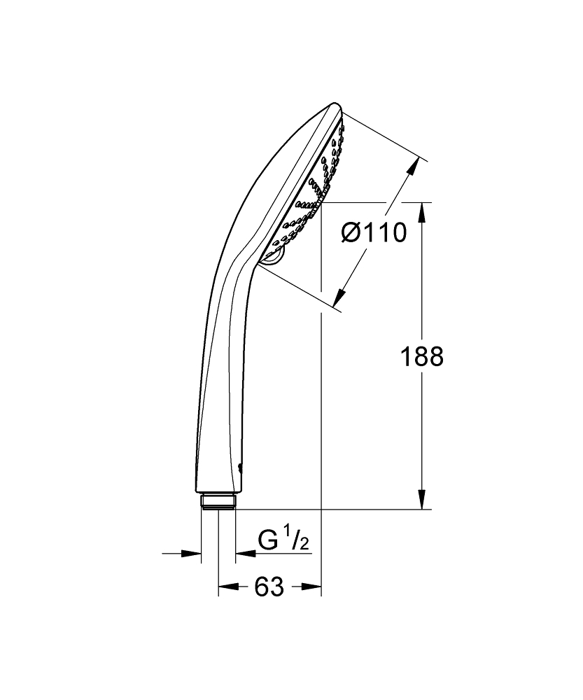 ЧертежGrohe Euphoria (27221000)