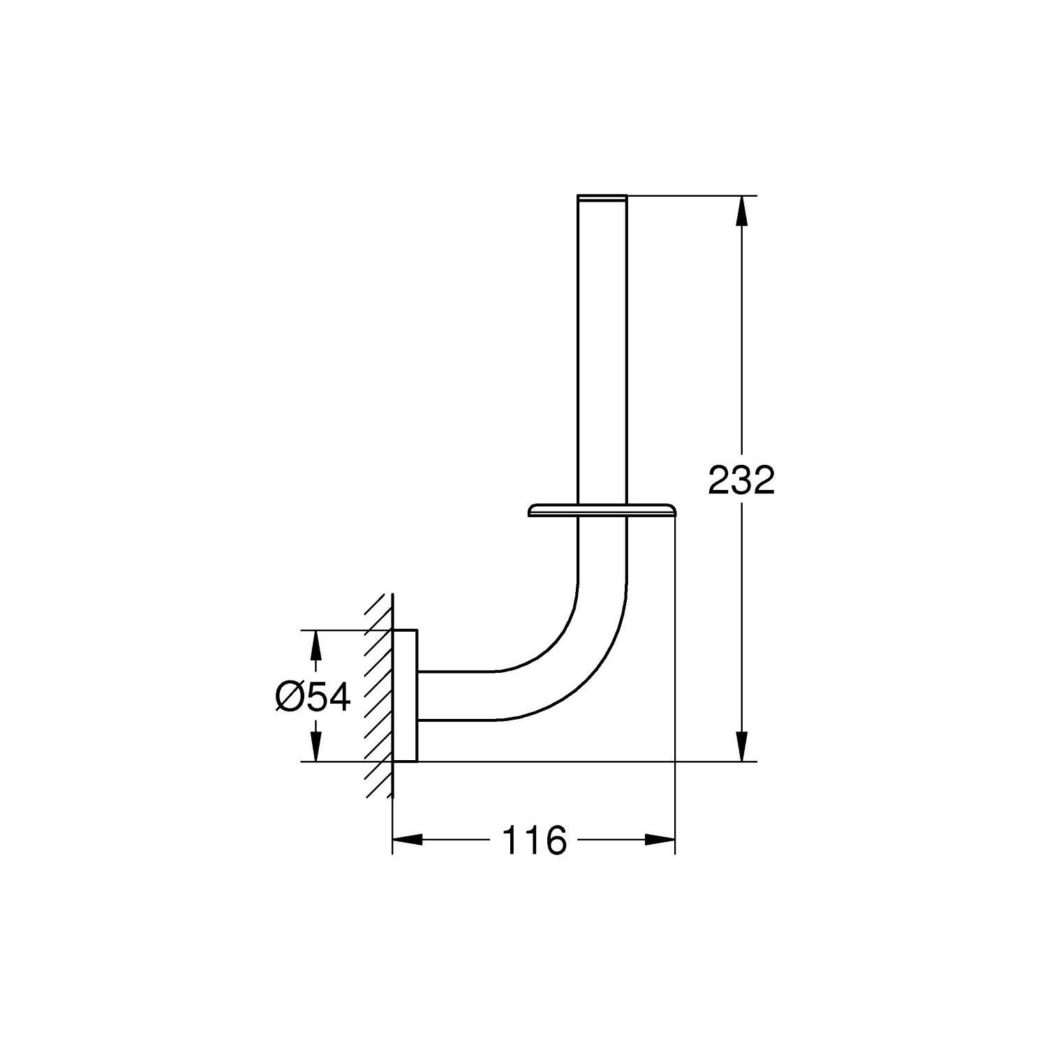 Start - Spare Toilet Paper Holder - Supersteel 2