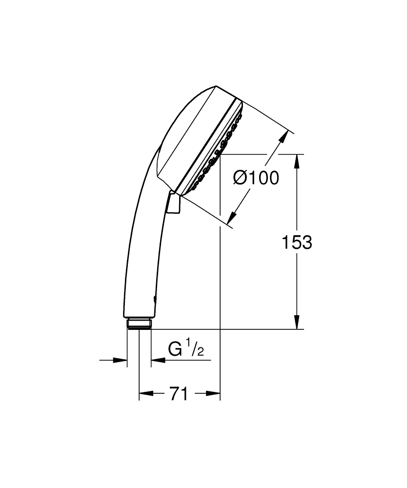 ЧертежGrohe Relexa (28796000)