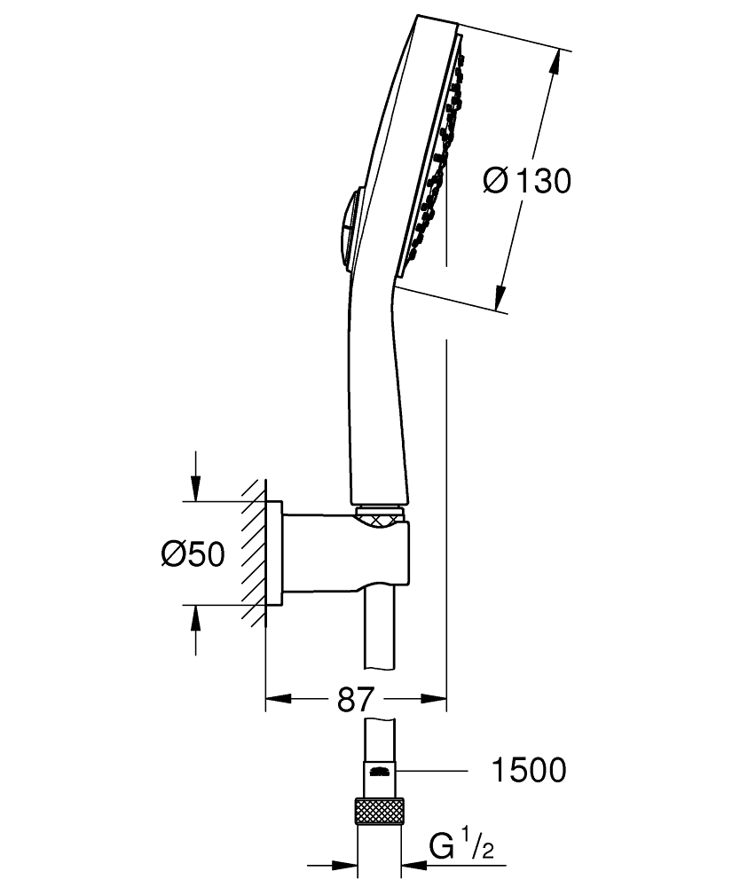 ЧертежGrohe Grohtherm 2000 (34582000)