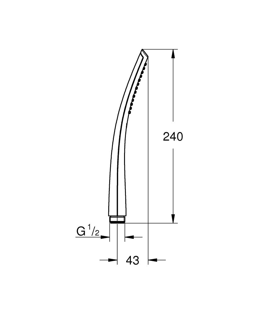 ЧертежGrohe Ondus (27184000)