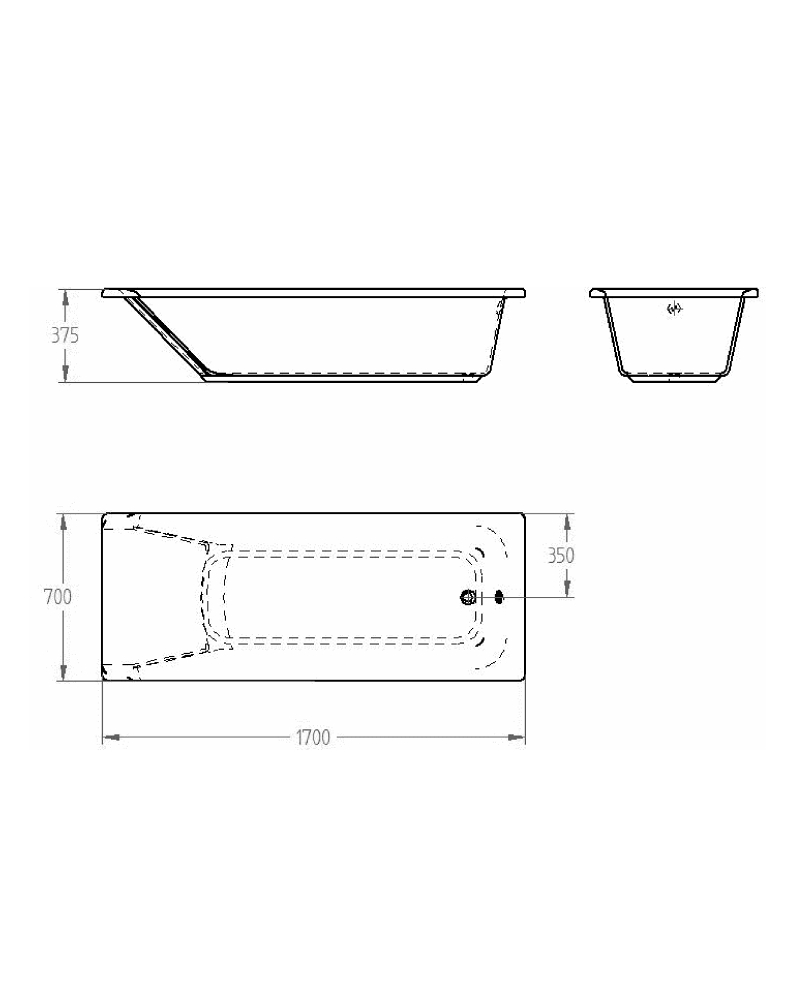 Eurobath Dropin bath tub GROHE