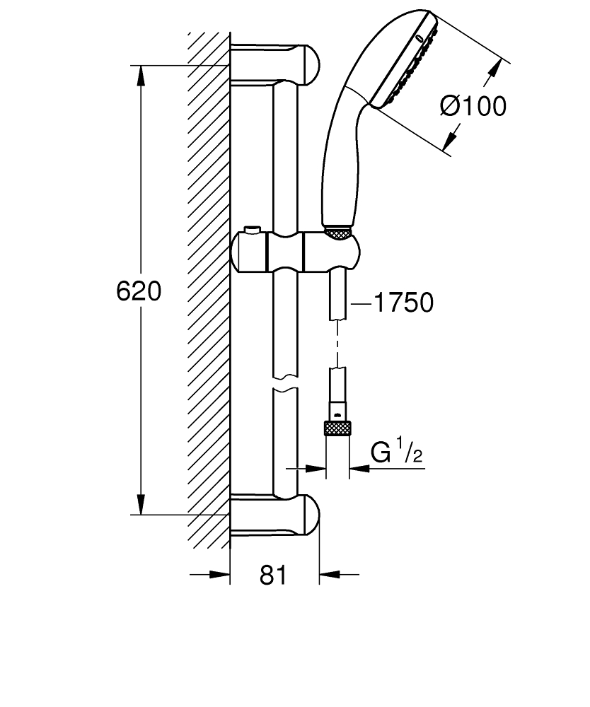ЧертежGrohe Relexa (28964001)