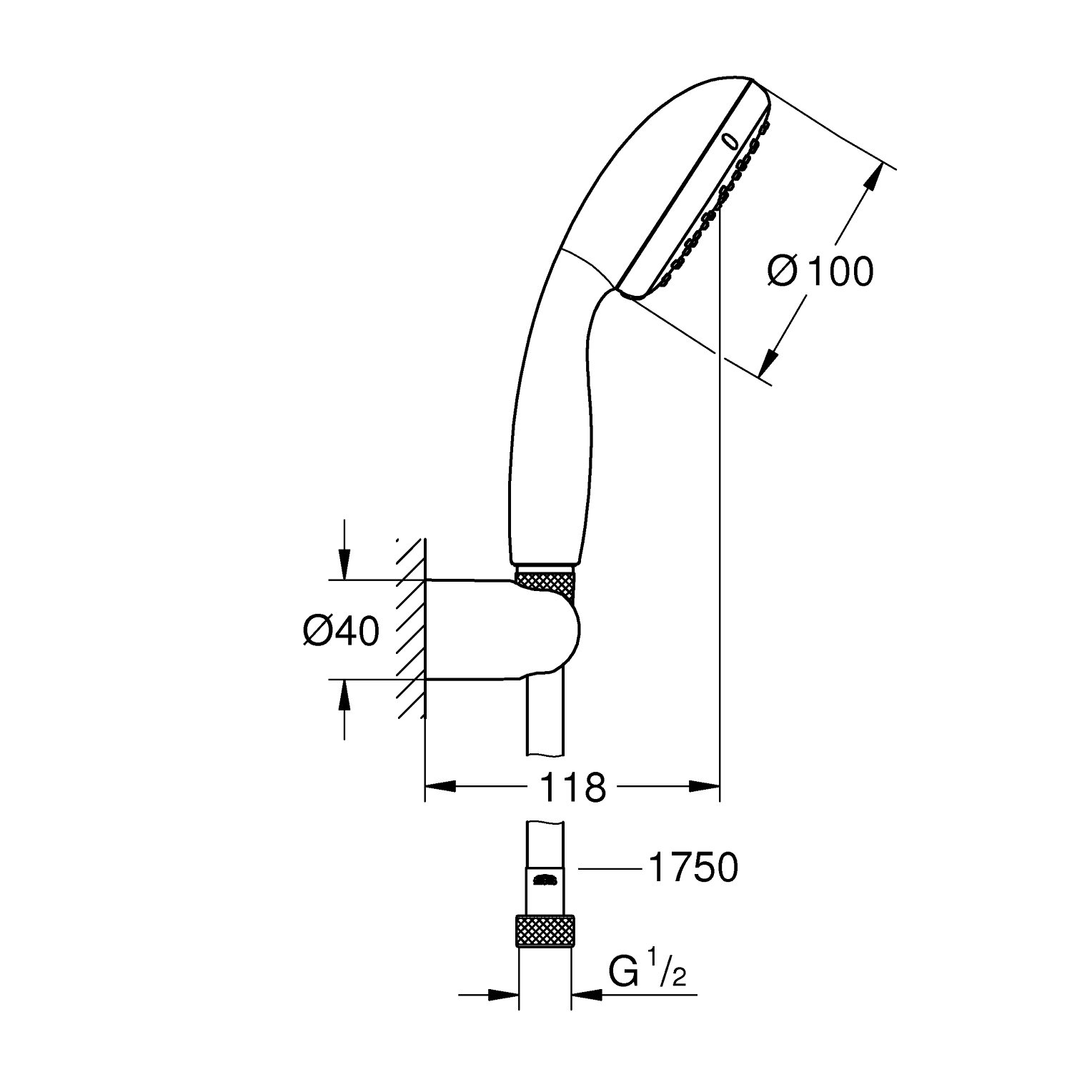 Vitalio Go 100 Wall holder set 1 spray 2