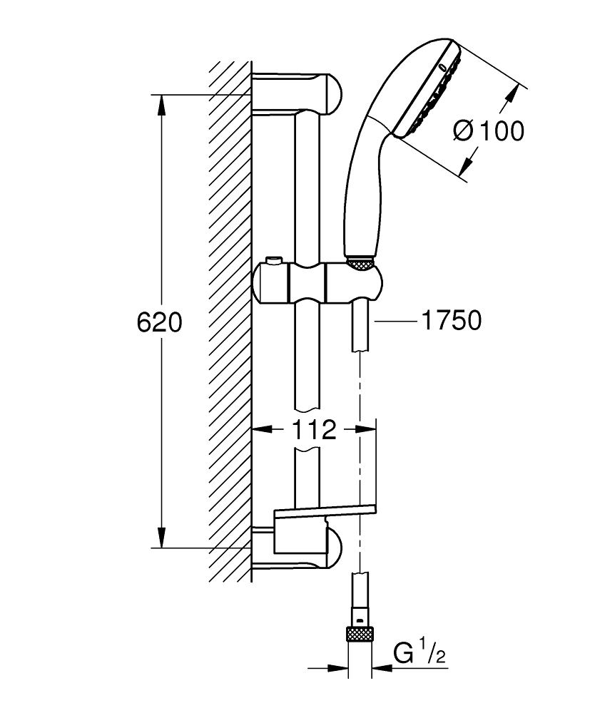 ЧертежGrohe Relexa (28964001)