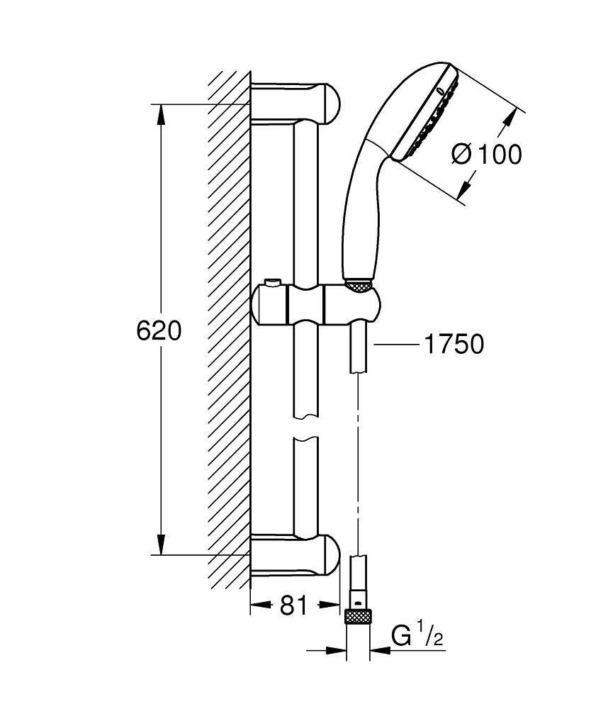 ЧертежGrohe Relexa (28964001)