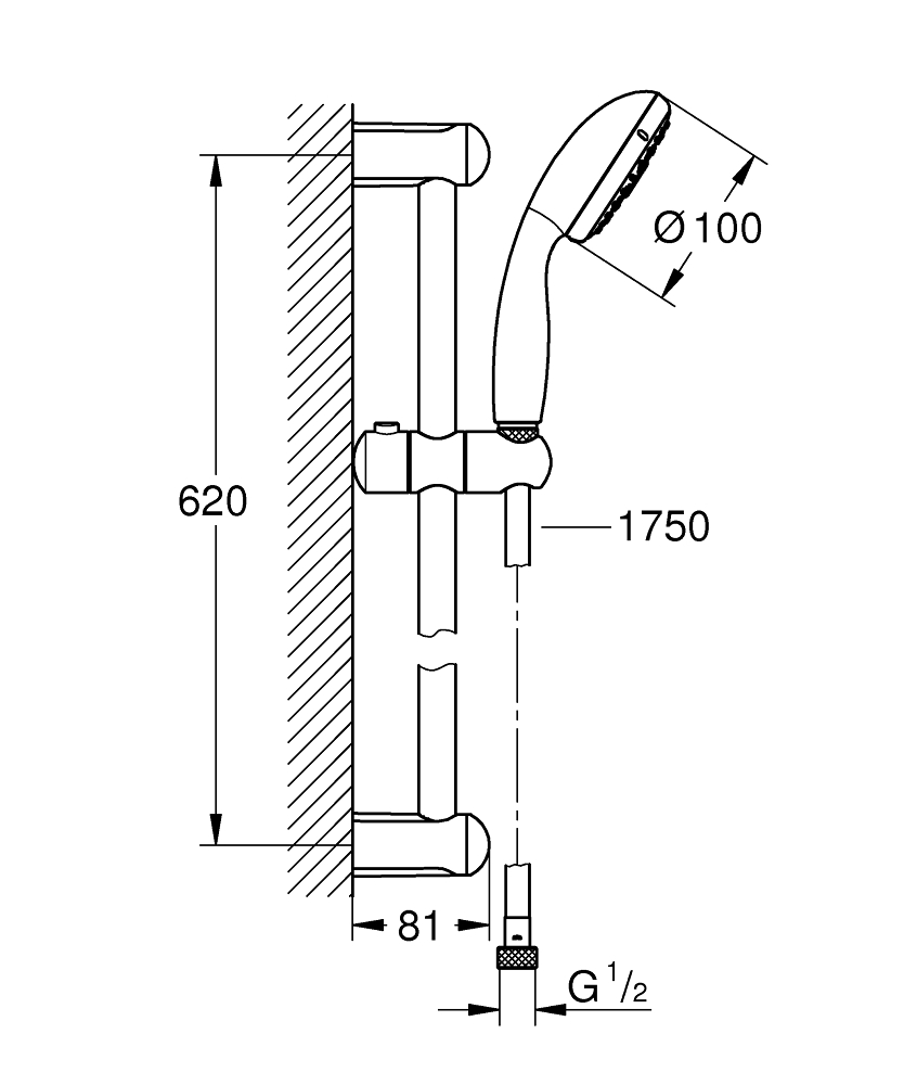ЧертежGrohe Relexa (28964001)