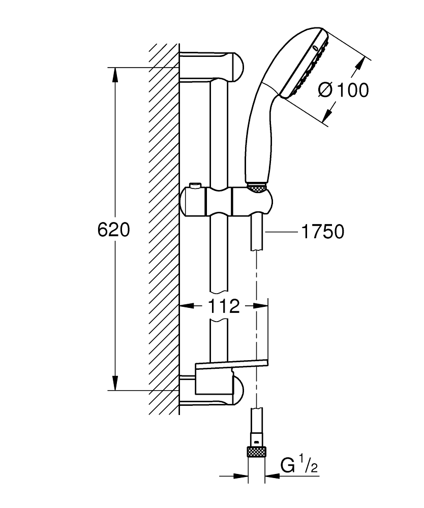 ЧертежGrohe Relexa (28964001)