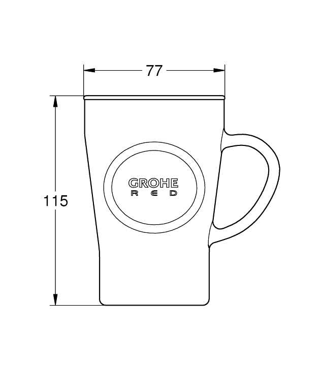 Miniatuur 6: GROHE Red Theeglazen (4 stuks)