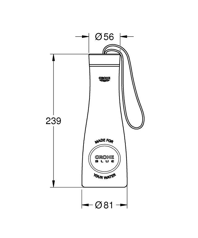 Miniatura 5: GROHE Blue Thermo bottle