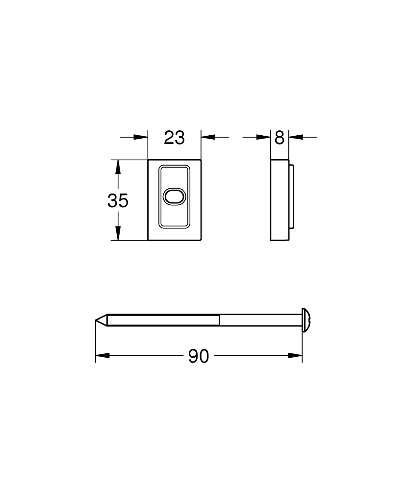 Tempesta Opvulplaatje GROHE